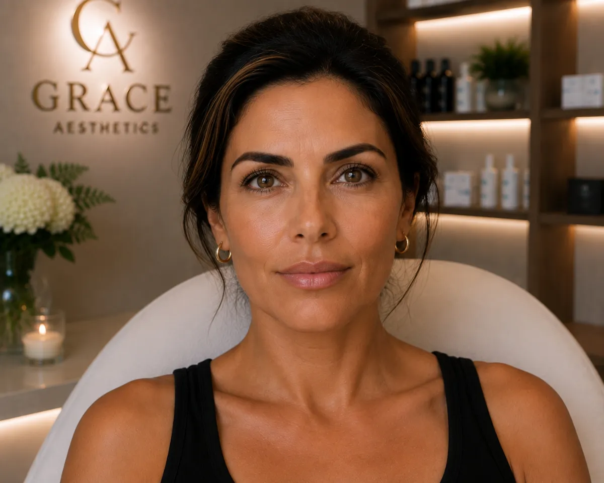 Derma Lifting Under Eye: clinic setting