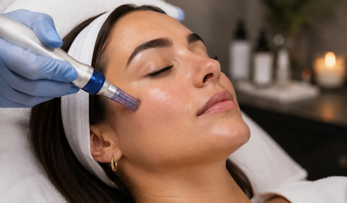 Microneedling treatment at Grace Aesthetics, Northampton