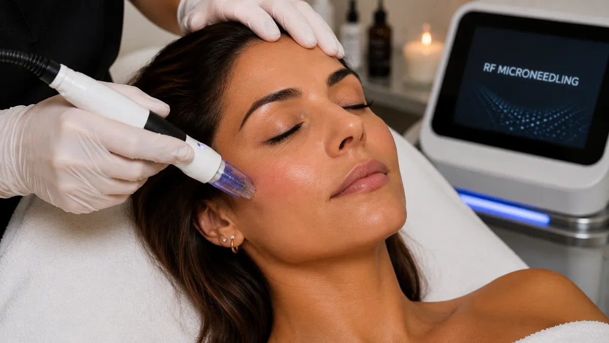 RF Microneedling treatment at Grace Aesthetics, Northampton